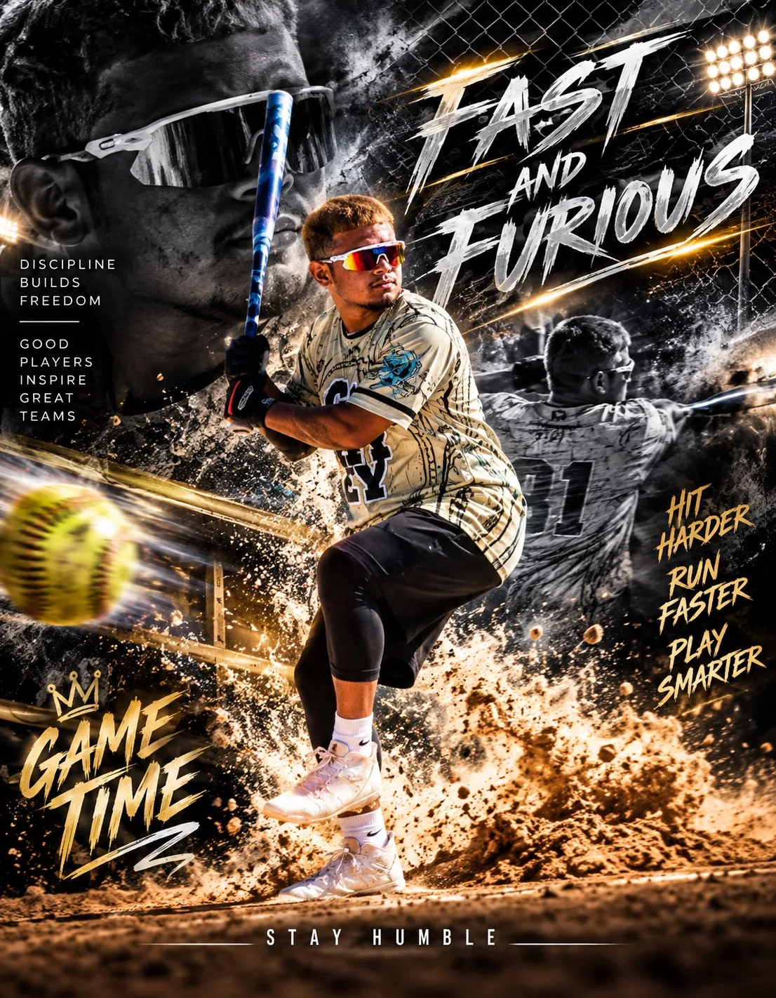 Sports graphic design