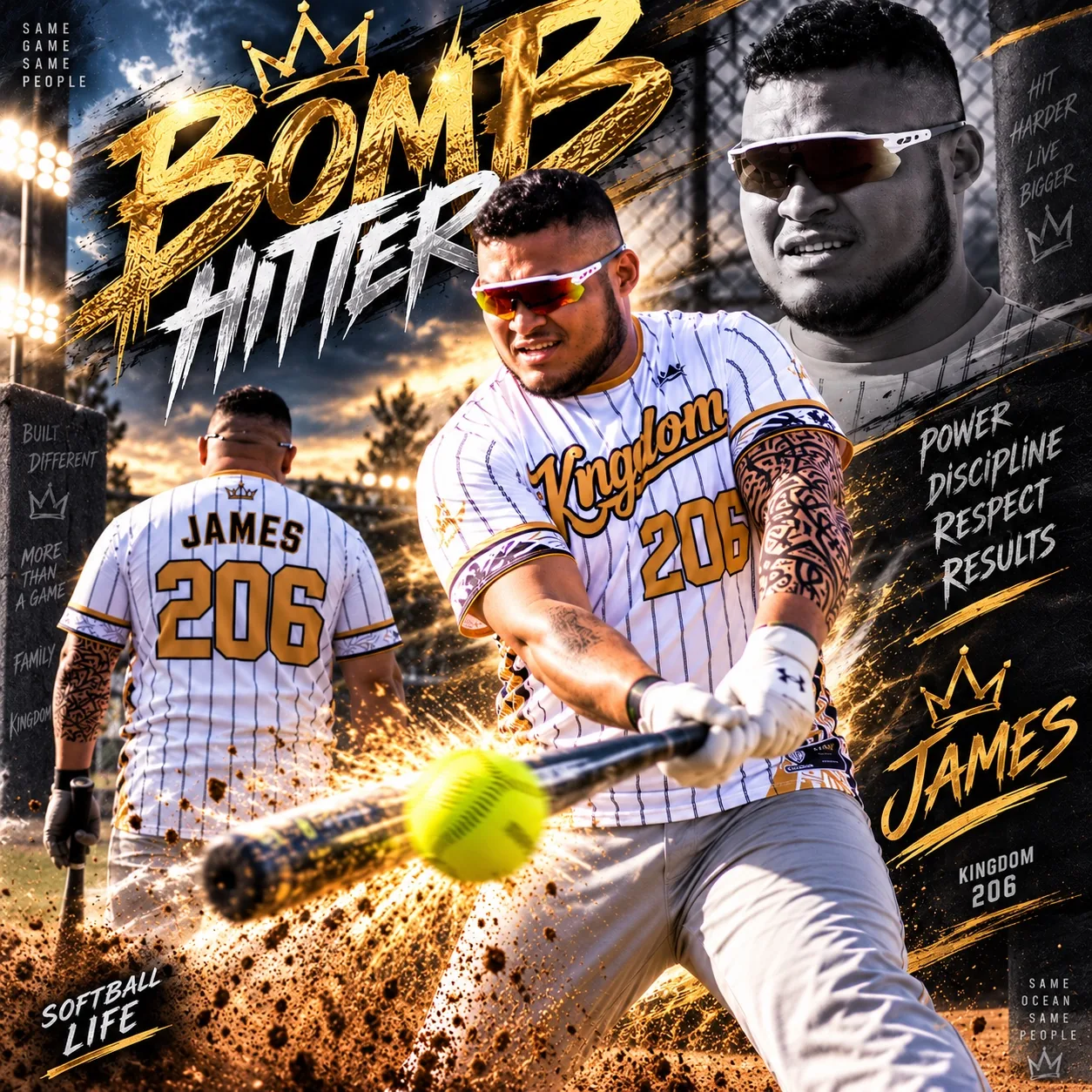 Sports graphic design